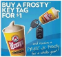 frosty key tag free