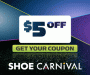 $5 off Shoe Carnival