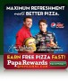 Papa John's Earn Free Pizza