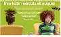 free kid's hair cut deal