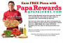 PapaJohns FREE Pizza