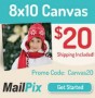 mailpix photo canvas