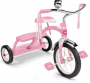 Radio Flyer Girls Classic Dual Deck Tricycle, Pink