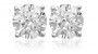 2 carat white topaz earrings