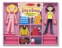 melissa & doug abby & emma magnetic dress up set