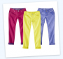 colored denim jeans