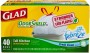 glad odor shield tall kitchen drawstring bags