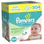 pampers natural clean wipes 504 ct