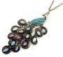 peacock necklace