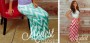 chevron maxi skirts