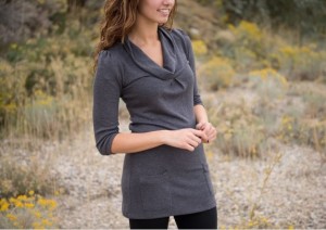 Cowl Neck Tunic Sweater with Pockets for $7.99! – Utah Sweet Savings