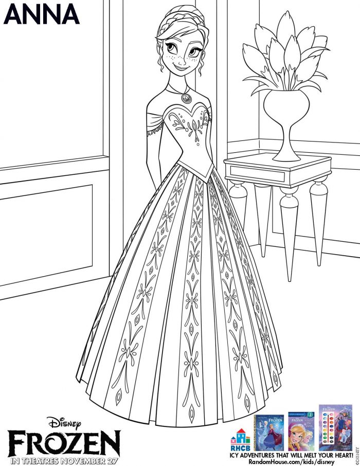 frozen activity Colouring Pages