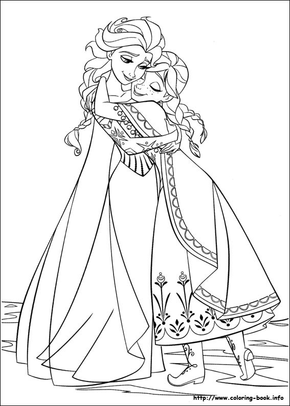 pages for coloring free frozen - photo #47