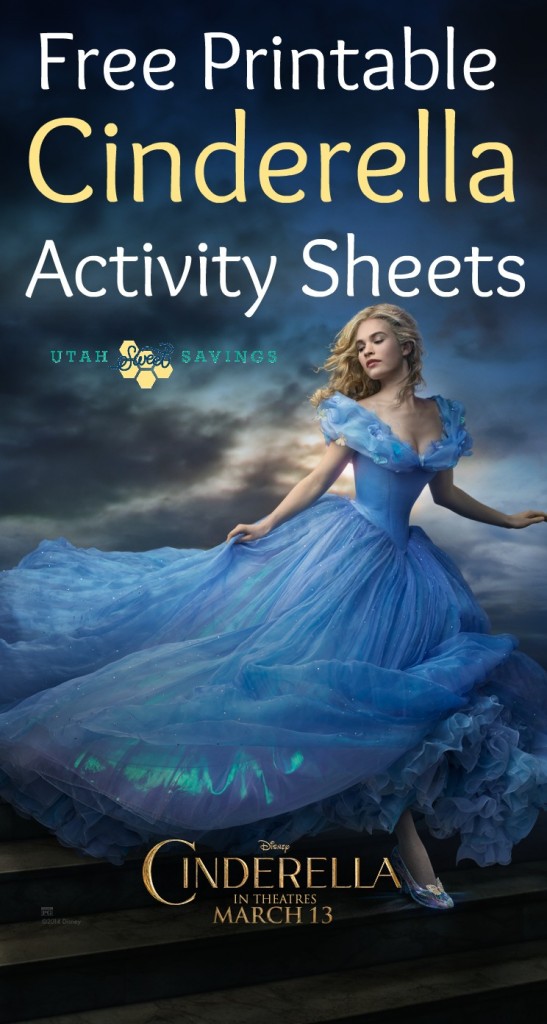 Free Printable Cinderella Activity Sheets And Coloring Pages Utah Sweet Savings