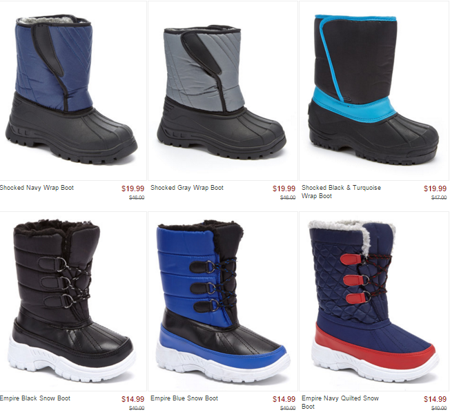 Kids Snow & Fashion Boots from $7.99! – Utah Sweet Savings