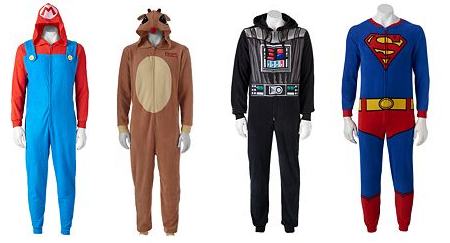 Character Hooded One-Piece Pajamas for $15.99, $11.67 after Kohl's ...