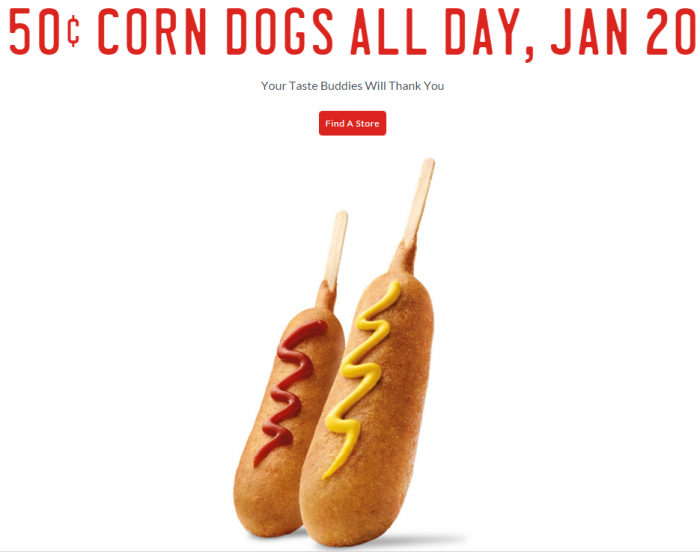 Sonic DriveIn Corn dogs 0.50 Today Only! Plus Win a Sonic Gift Card