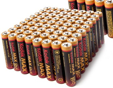 kodak batteries Kodak Alkaline Batteries   72 Pack (AA or AAA) $14.99