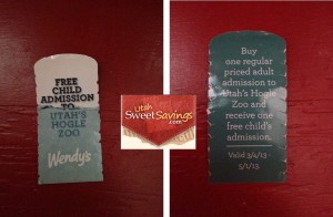 wendy's hogle zoo deal