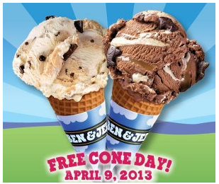 Free Cone Day Ben & Jerrys