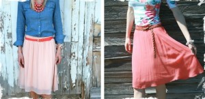 chiffon skirt 300x145 Chiffon Skirt in 4 Colors for $13.99!