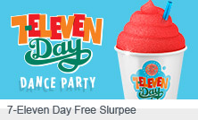 7 eleven day dance party