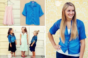 empire waist dresses and chiffon blouses