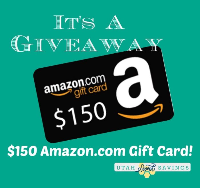 Amazon 150 Gift Card Giveaway1 Giveaway:  $150 Amazon.com Gift Card!!