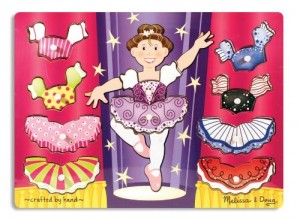 Melissa & Doug Ballerina Dress-Up Mix 'n Match Peg