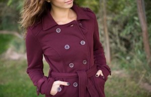 belted pea coat