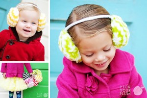 chevron ear muffs