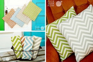 chevron pillow covers