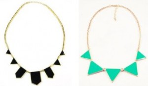 geometric necklaces