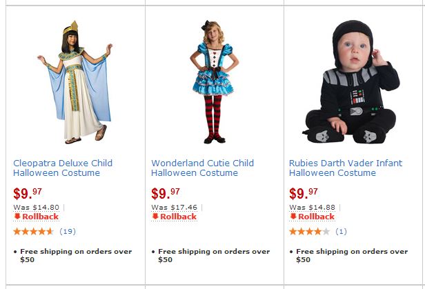 halloween costumes rollback