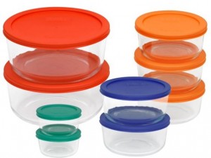 pyrex 18 piece storage set