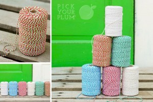 bakers twine christmas colors