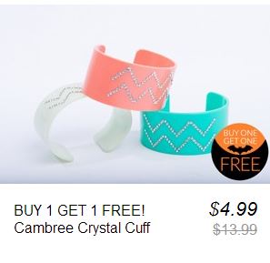 cambree crystal cuff