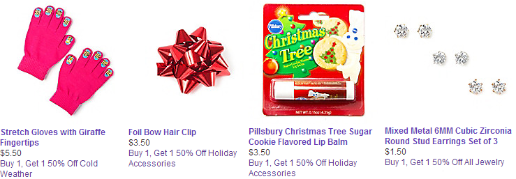 claires buy 1 get 1 half off sale