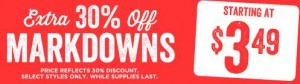 crazy 8 markdowns