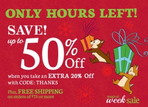 disney store magical week sale