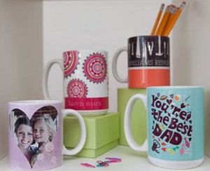 ink garden custom photo mug