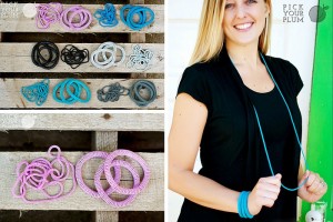 light and airy bracelet and necklace set