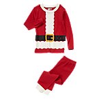 santa pajama set