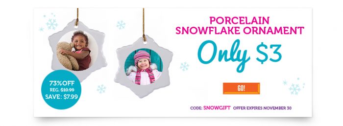 york photo porcelain snowflake ornament