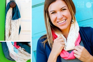 lace infinity scarves