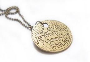Love Beyond the Moon & Stars necklace