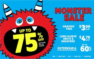 children's place monster sale