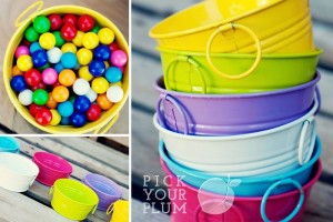 colorful tins