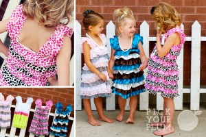 girls ruffle dresses