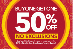 payless shoes bogo